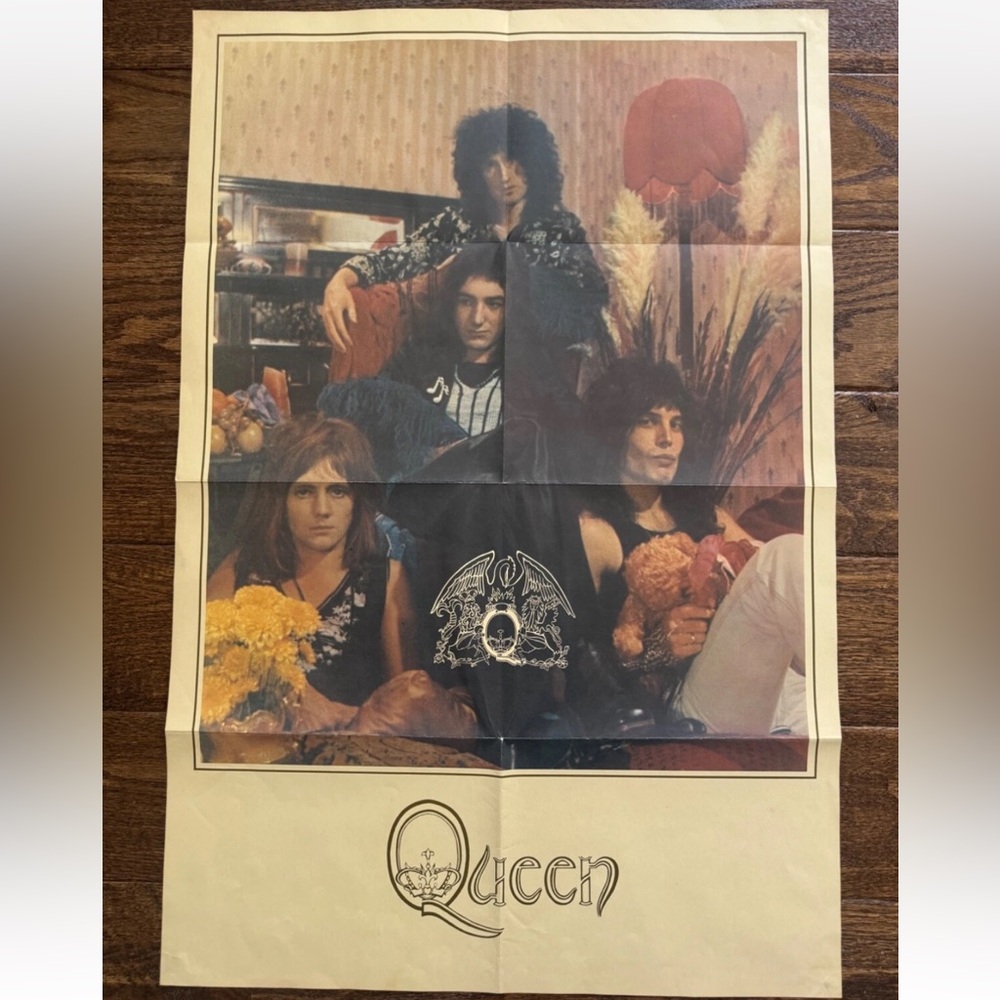 Queen debut album UK original 1973 promo poster 30” x 20” very rare.